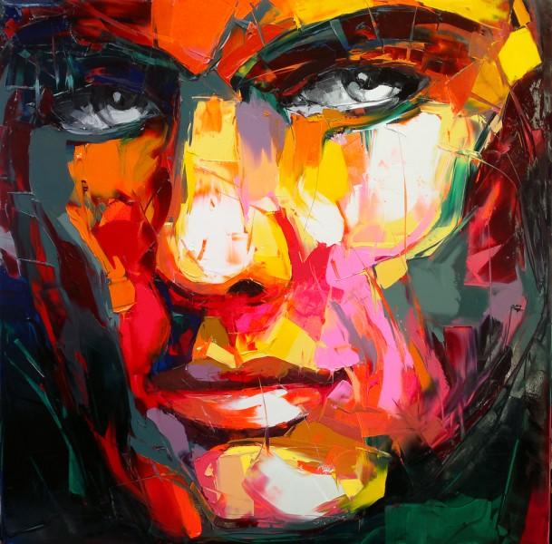 Francoise Nielly Portrait Palette Painting Expression Face088